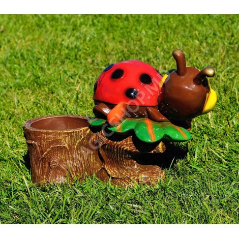 Садовая восковая фигурка Cera Божья коровка